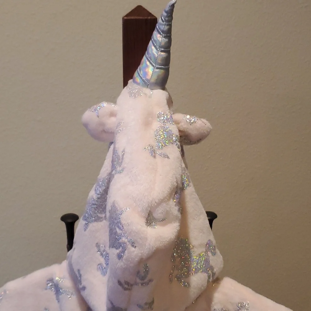 Sherpa Fleece Onsie Like New‎ with Unicorns